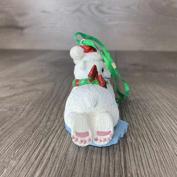 Danbury Mint The Baby Animal Ornaments Polar Bear - Picture 4 of 7